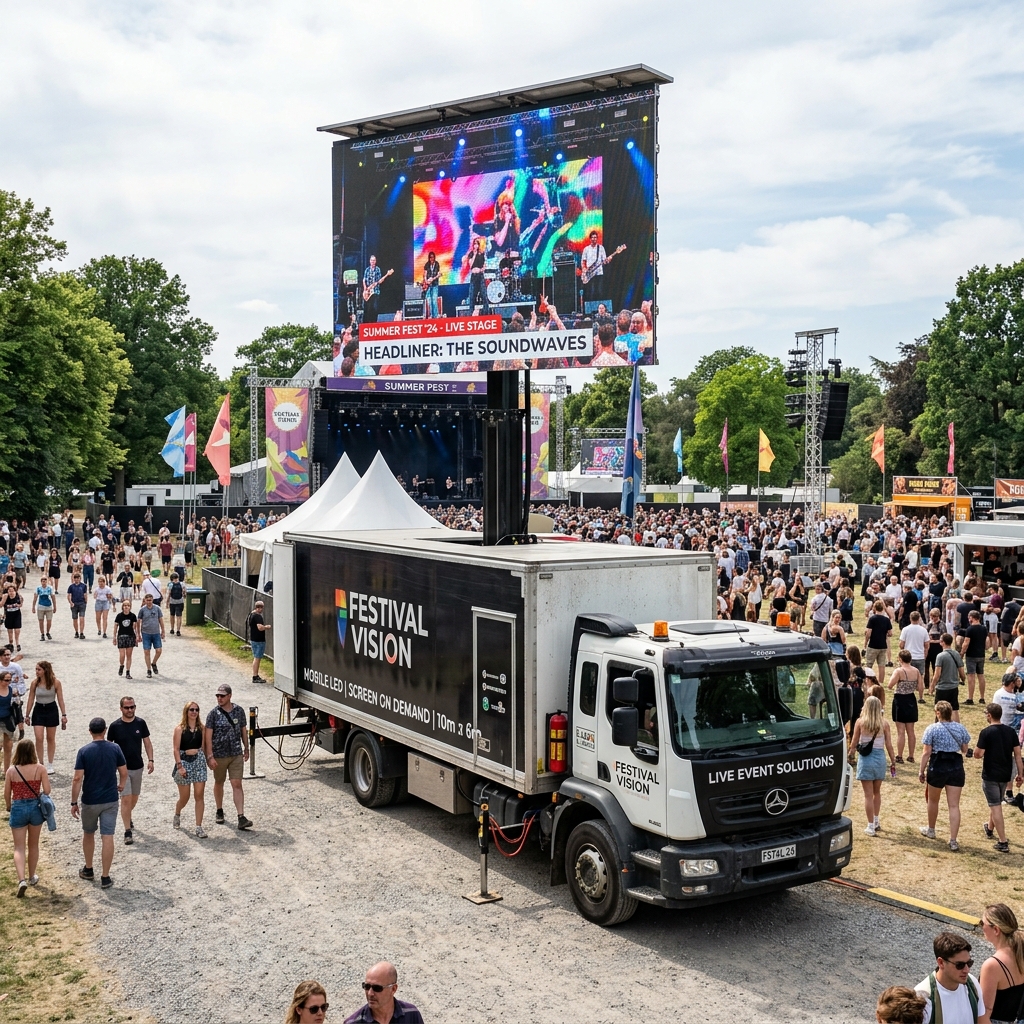 Mobile LED Trailer Rentals